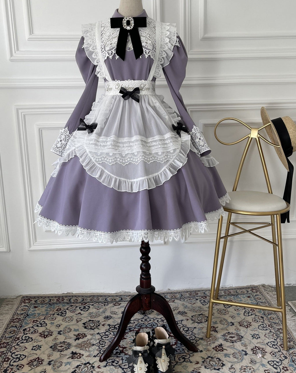 Princess, All the Best Retro Long Sleeve Dress Short Type