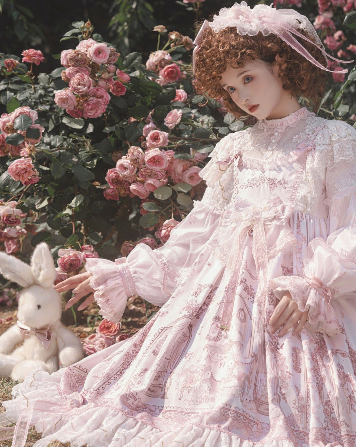 Territory of Sunset Ruffle and Lace Princess Dress