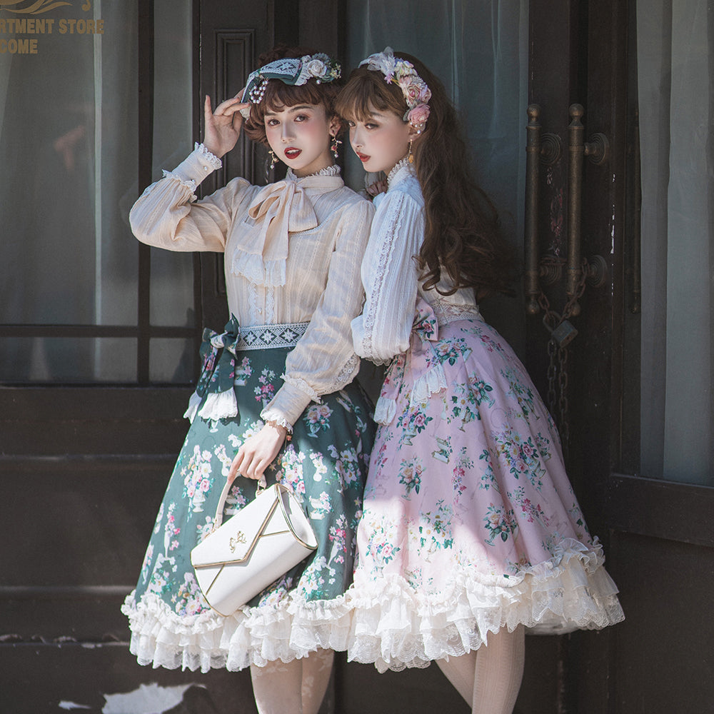 【IDOLFILE】掲載商品｜華瓶の花エレガントクラロリスカート