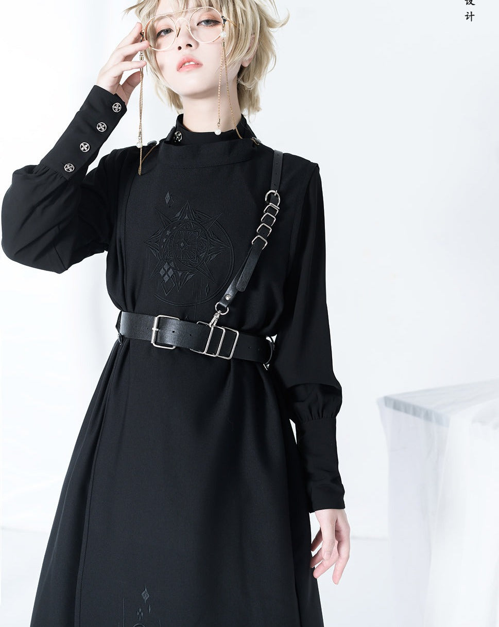 【予約販売】Black Knight 皇子系刺繍ローブ