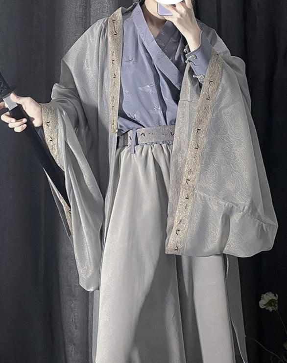 皇子系 鶴刺繍の華ロリ羽織