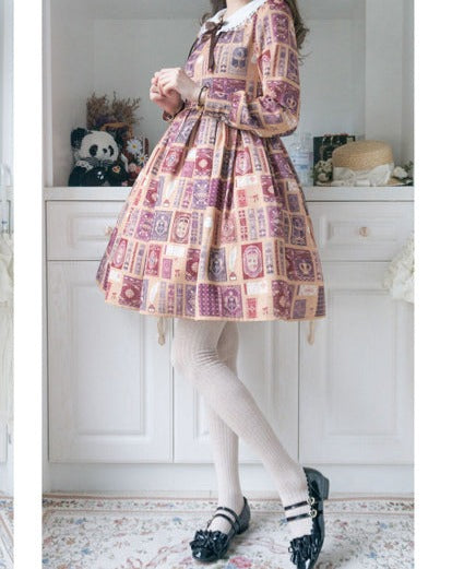 Book of Magic printed dress