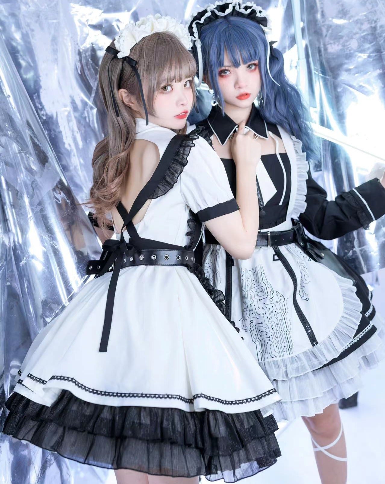 [Pre-order] SF Maid Gothic Lolita Long Sleeve Dress with Epron
