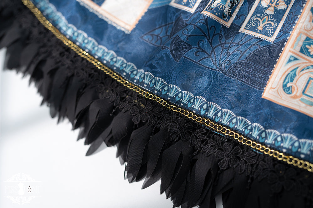 [Pre-order] Twilight Egyptian Lolita Frill Jumper Skirt