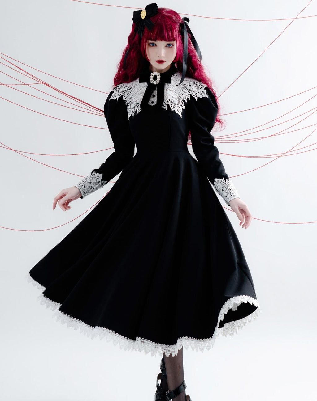 Princess, All the Best レトロ長袖ドレス ロングタイプ