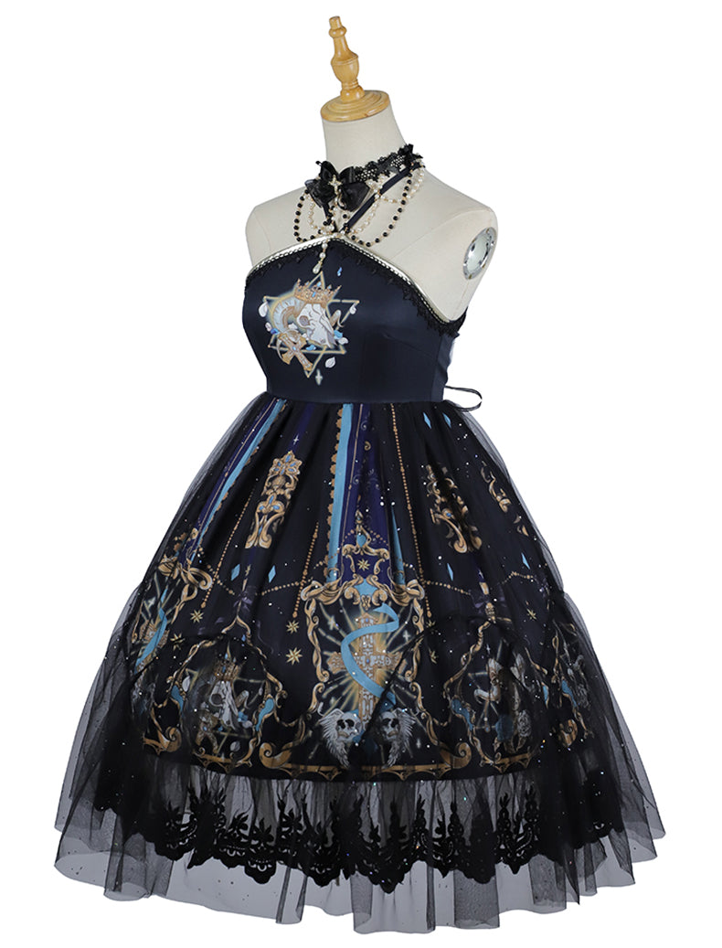 [Pre-order] Gothic Dark Black Lolita Dress