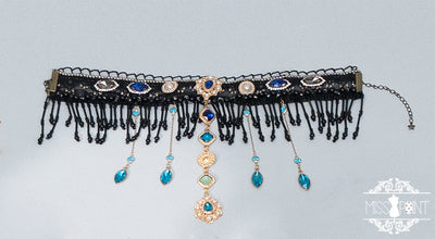 [Simultaneous purchase only] Twilight Egyptian Lolita Coin Belt, Choker