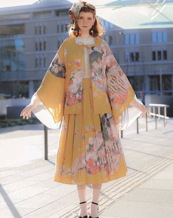 Japanese loli moss peach blooming elegant skirt