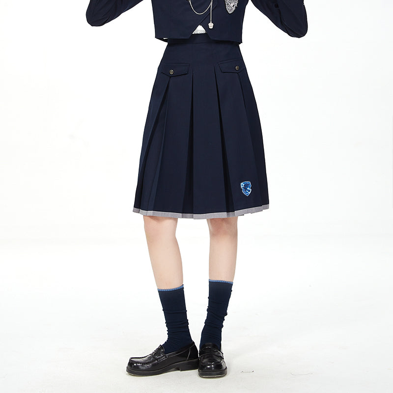 Hogwarts School of Witchcraft and Wizardry Box Pleated Skirt