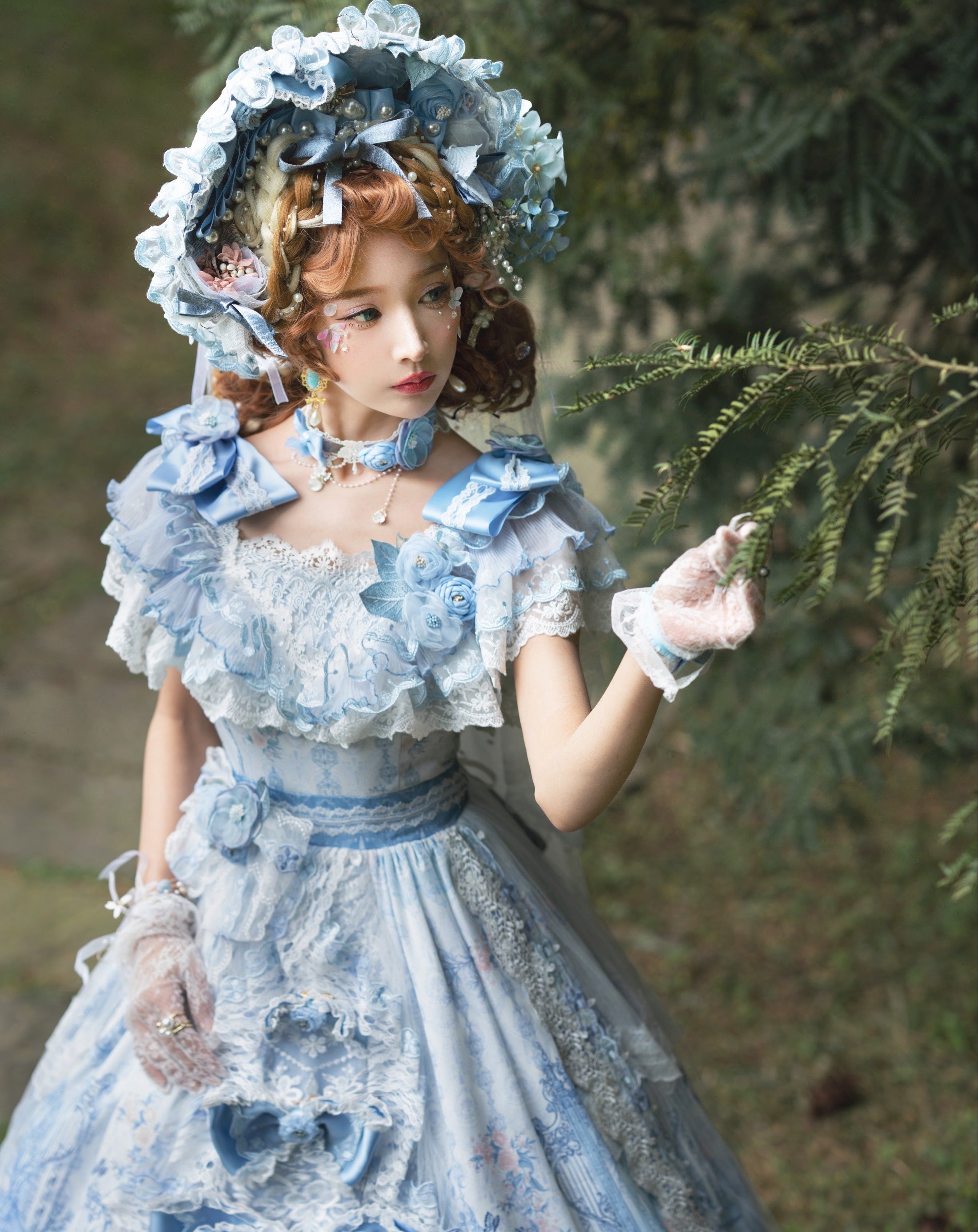 Secret Key Rococo Flower Princess Dress Full Set