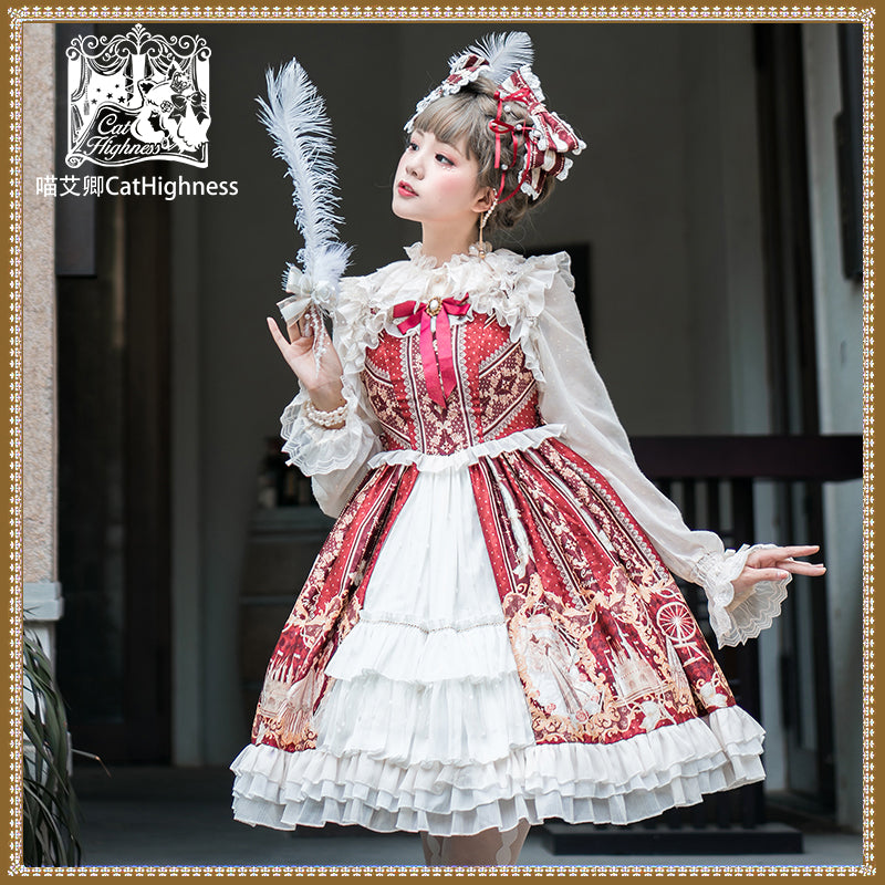 sleeping beauty frill jumper skirt
