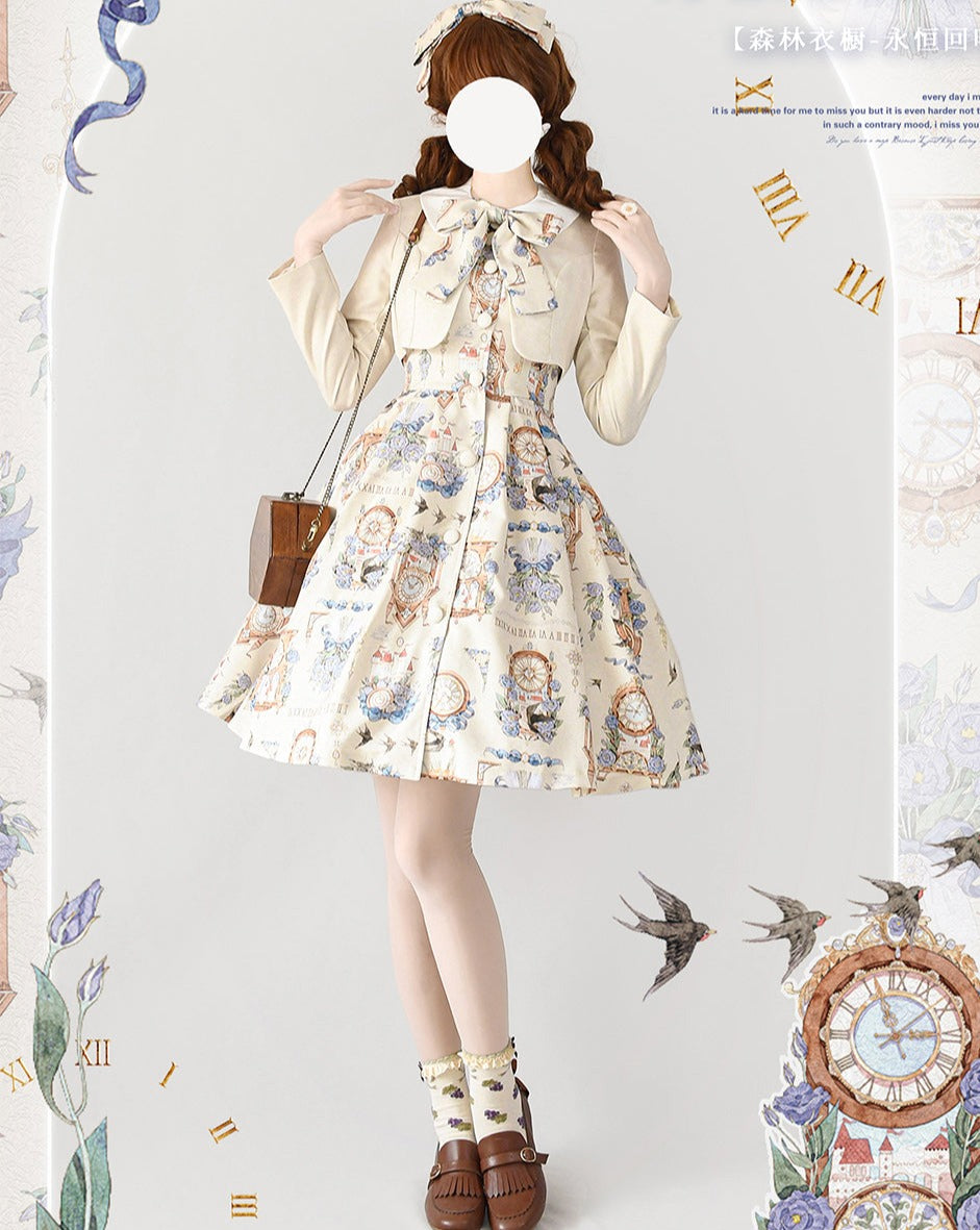 Eternal Echo Classic dress and jacket setup with headband