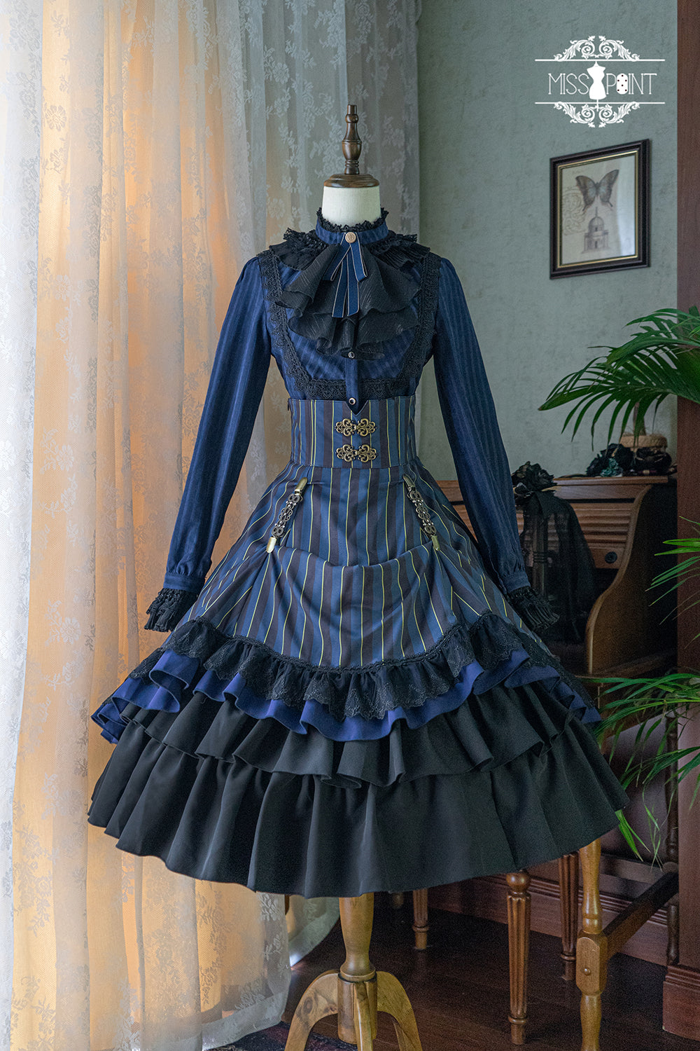 Elegant stand-up collar blouse of the feudal lord [20% off for combined purchases]