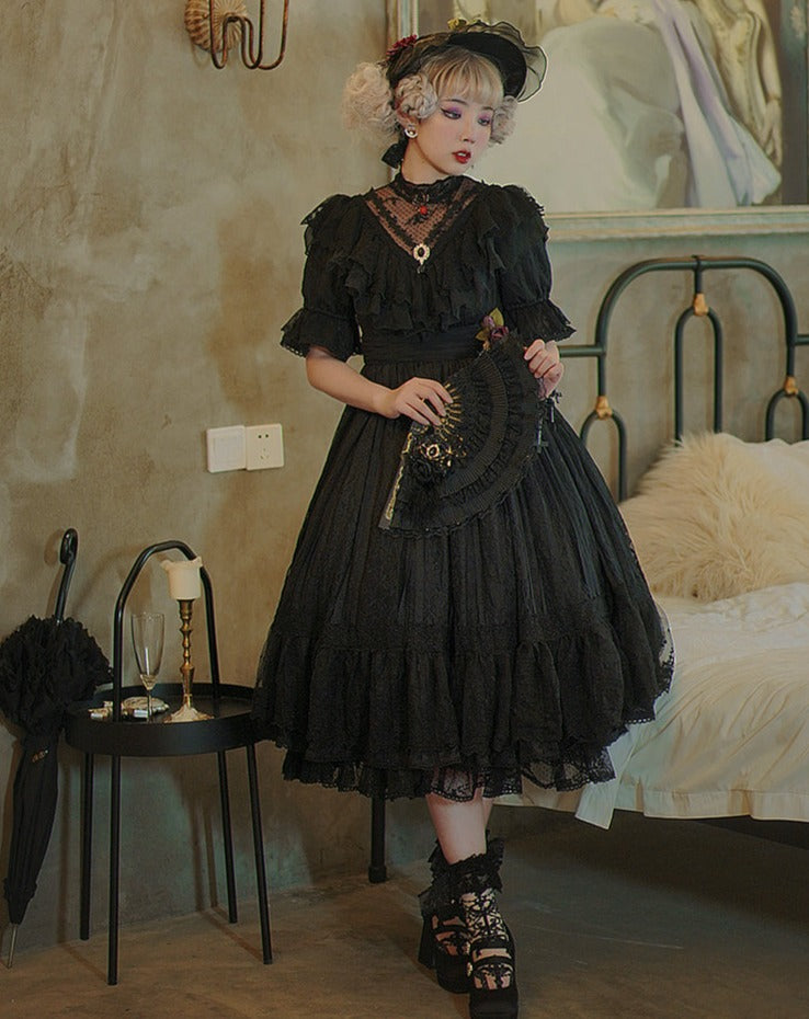 [Pre-order] Edwardian Elegant Lace Classic Lolita Dress