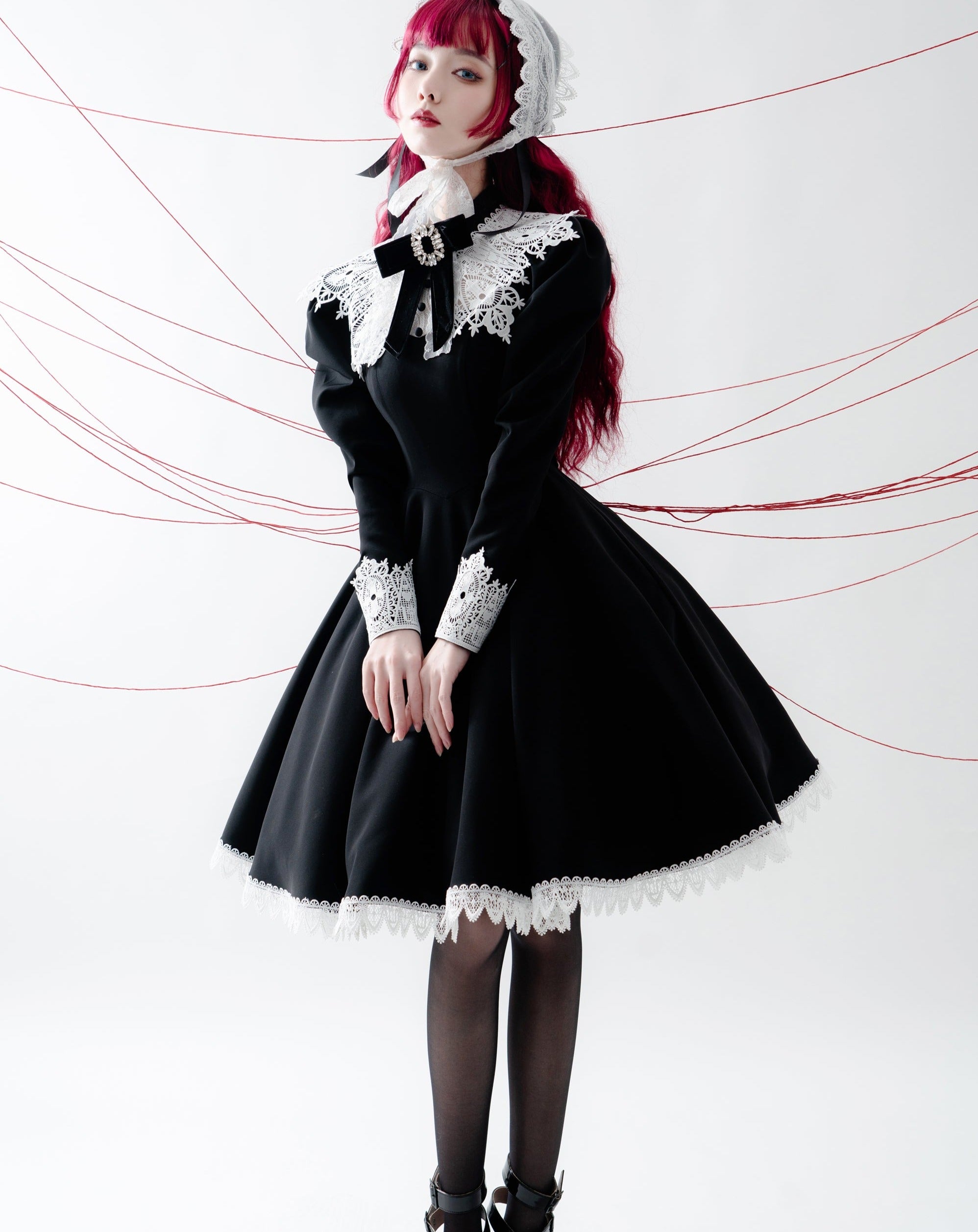 Princess, All the Best Retro Long Sleeve Dress Short Type
