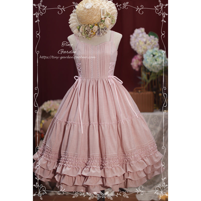 [Pre-order] Garden Dance elegant jumper skirt