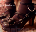 Elegant Pearlized Strap Lolita Shoes