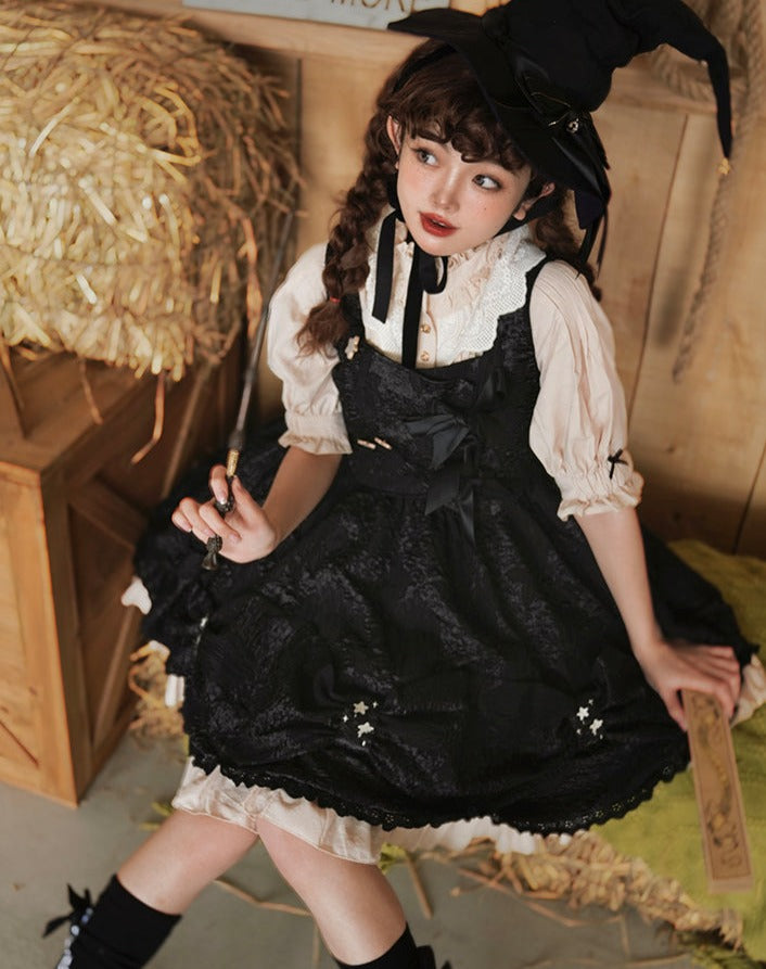魔女メイド ゴスロリジャンパースカート