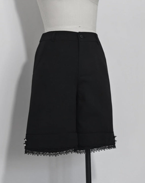 [Pre-order] Ouji Lolita Hem Lace Short Pants