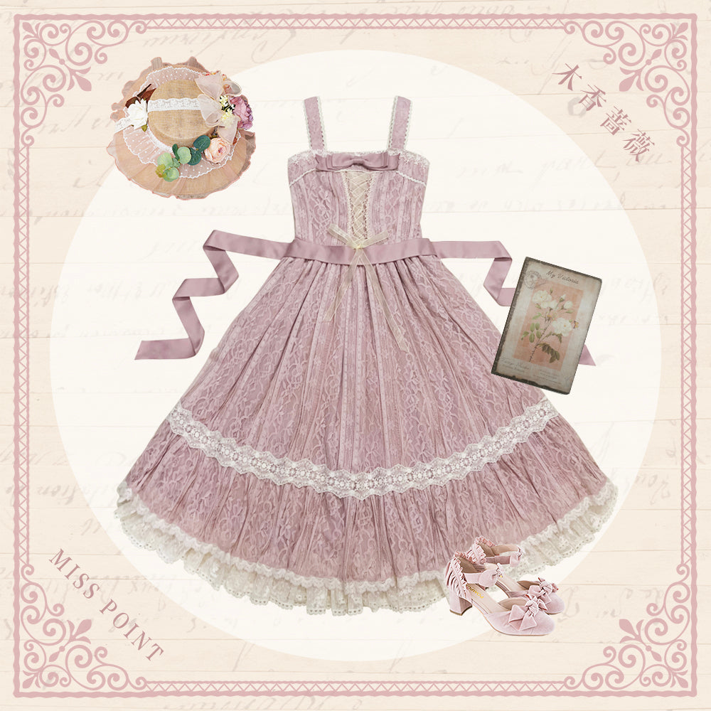 [Pre-order] Edwardian Elegant Lace Classic Lolita Jumper Skirt