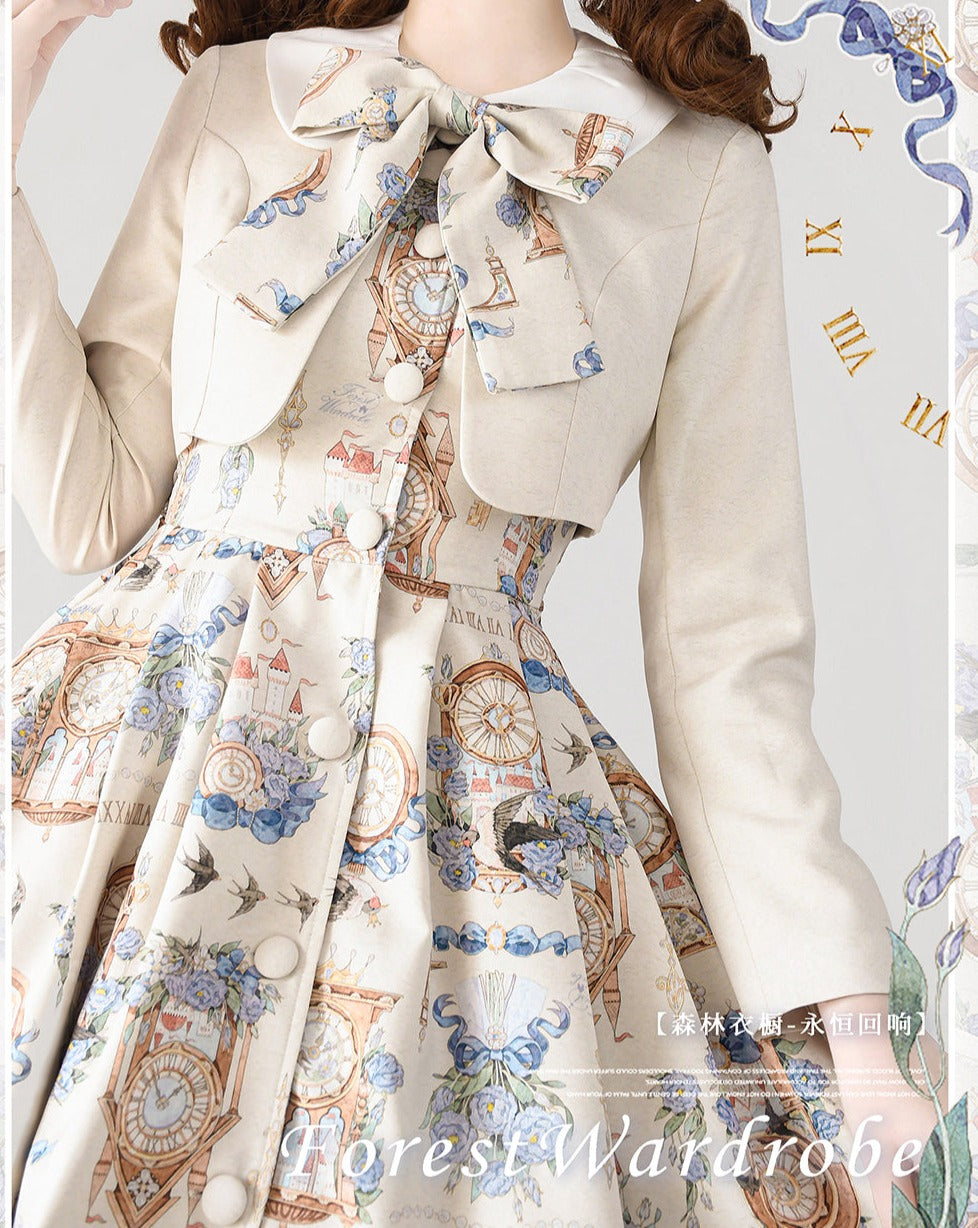 Eternal Echo Classic dress and jacket setup with headband