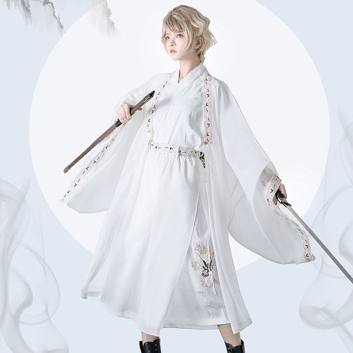 Prince style Crane embroidery flower loli full set