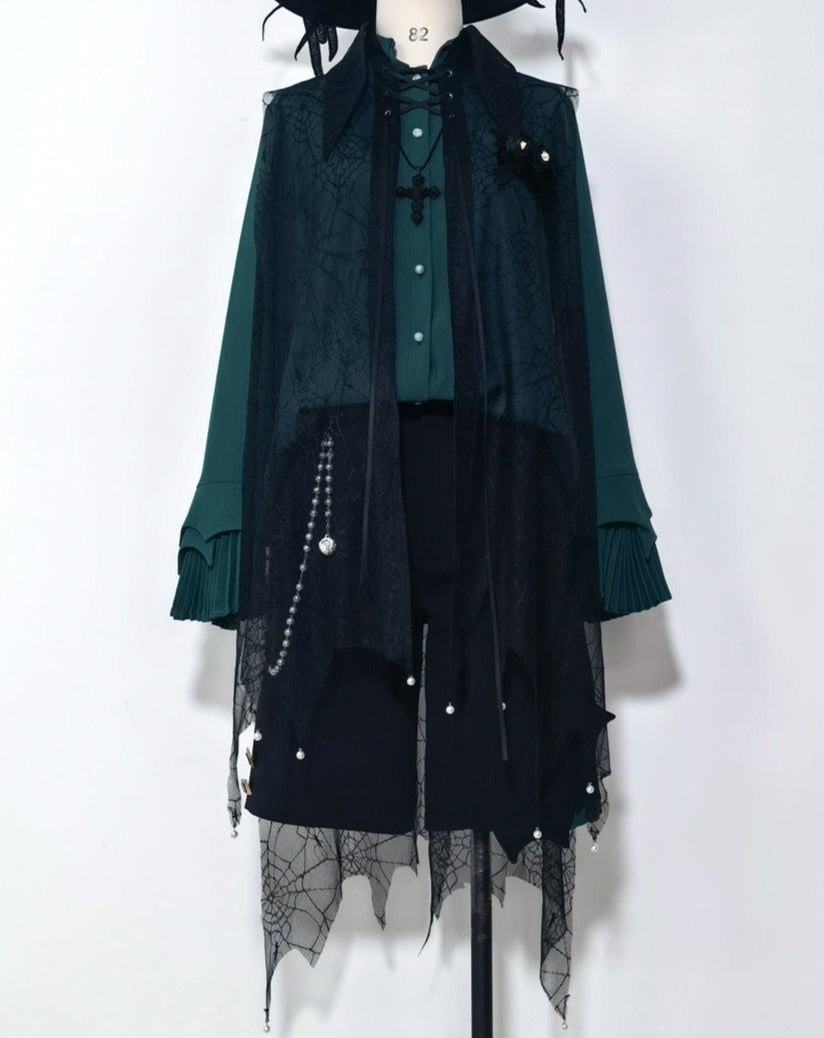 [Pre-order] Ukimitsu Mikage Prince Series Spider Sheer Long Gilet