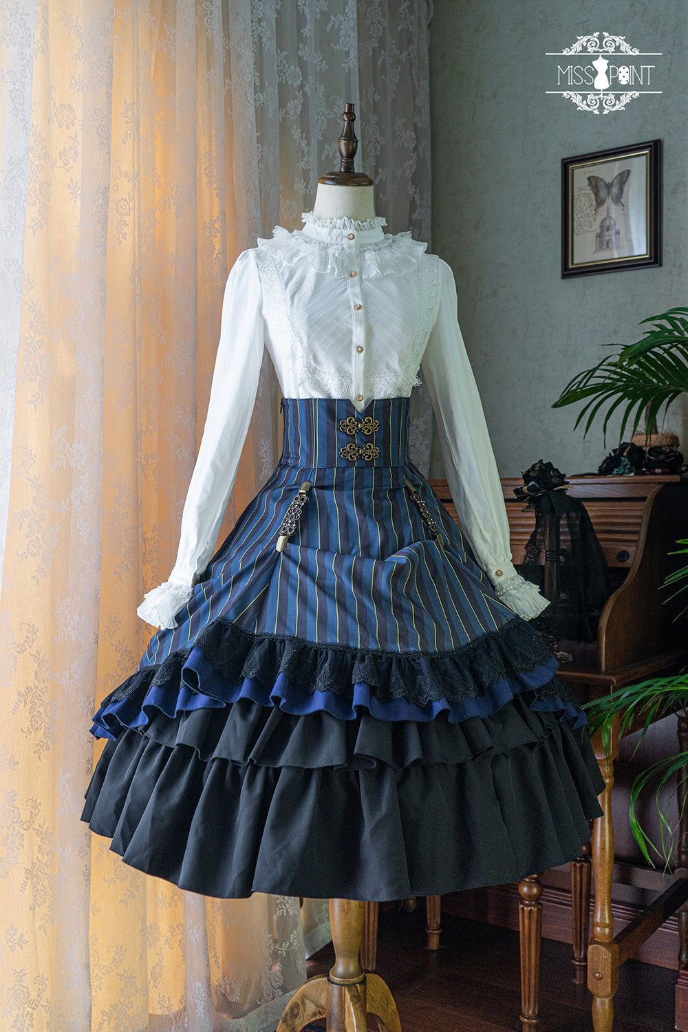 Elegant stand-up collar blouse of the feudal lord [20% off for combined purchases]