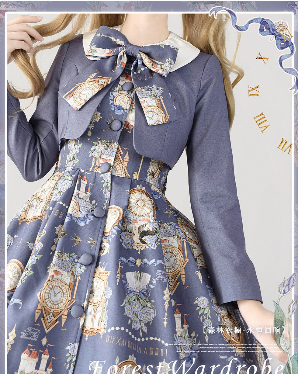 Eternal Echo Classic dress and jacket setup with headband
