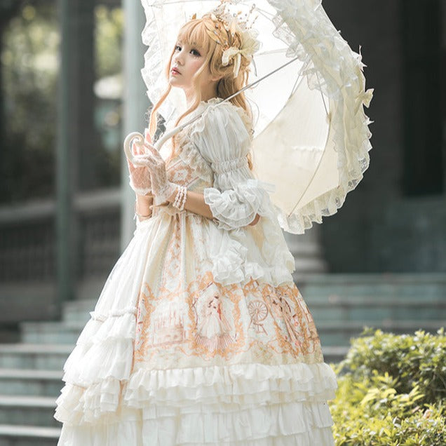 sleeping beauty frill jumper skirt