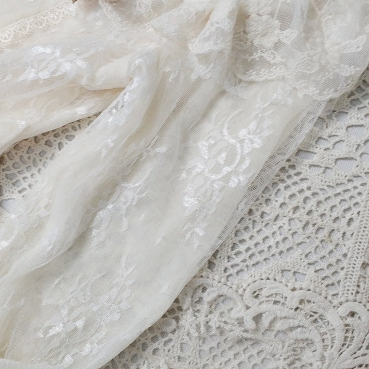 [Pre-order] Morning Mist Sweet Elegant Lace Dress