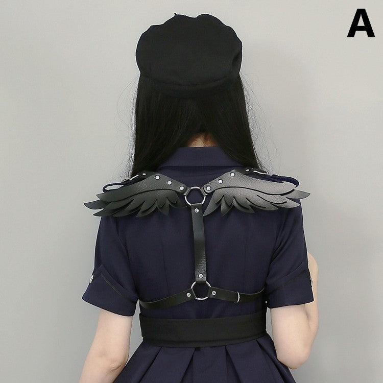 [Simultaneous purchase only] Military Lolita Wing Corset, Belt, Waist Bag, etc.