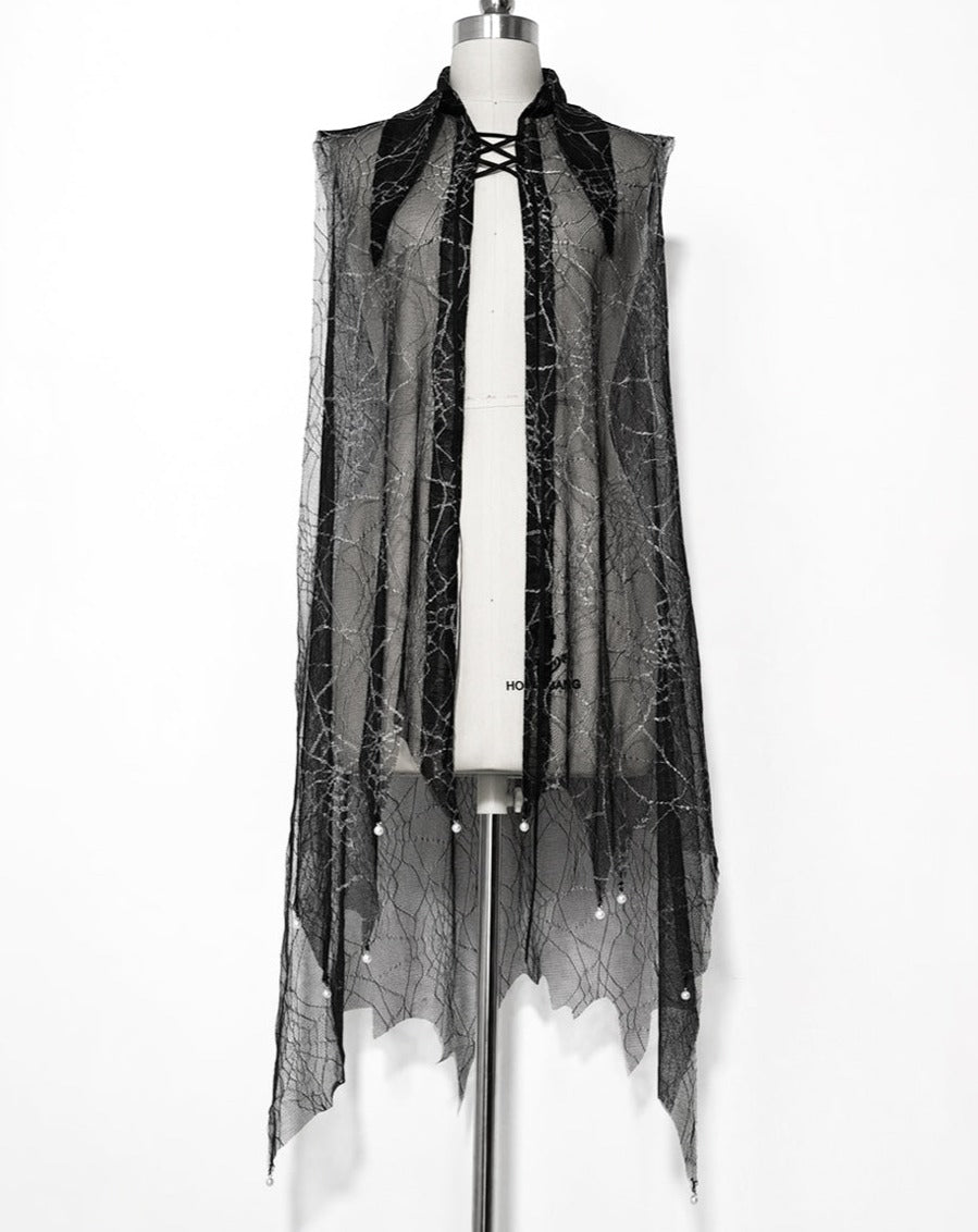 [Pre-order] Ukimitsu Mikage Prince Series Spider Sheer Long Gilet