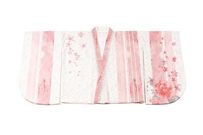 Japanese-style print and lace kimono-style tops [20% off when purchased together]