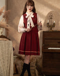 Hogwarts School of Witchcraft and Wizardry Box Pleated Line Skirt