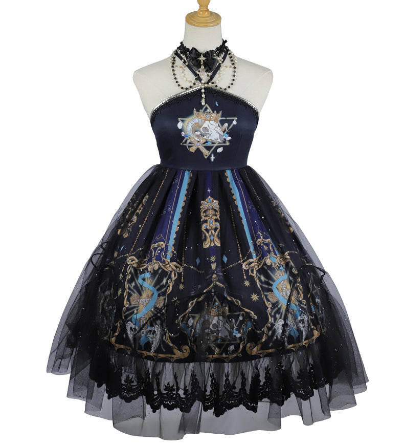 [Pre-order] Gothic Dark Black Lolita Dress
