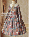 Book of Magic printed dress