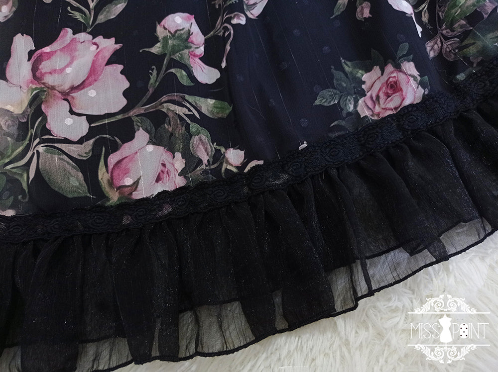 [Pre-order] Rose Garden Flying Sleeve Classic Lolita Dress