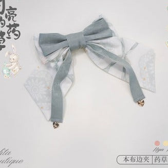 【同時購入のみ】カモミールの花刺繍 ヘアアクセサリー