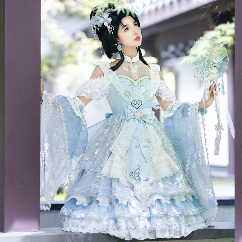 【予約販売】Butterfly Fairy 華ロリ プリンセスドレス