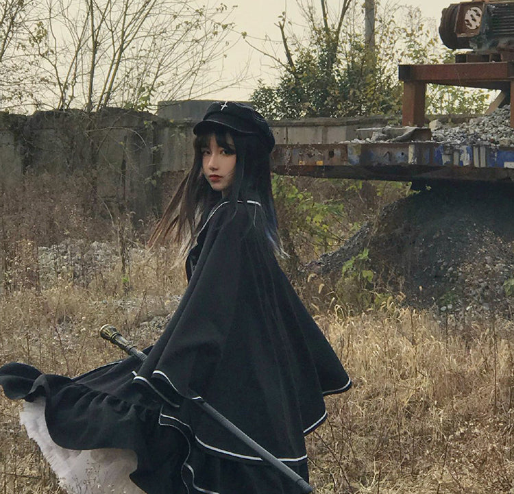 ミリタリー  軍服 ショール クローク ミリタリーロリータ ワンピース