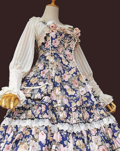 Wall of Rose Elegant Classical Jumper Skirt