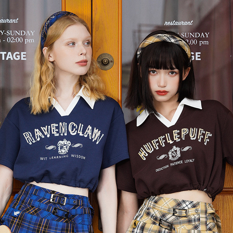 [Pre-order] Hogwarts School of Witchcraft and Wizardry Short length top with collar