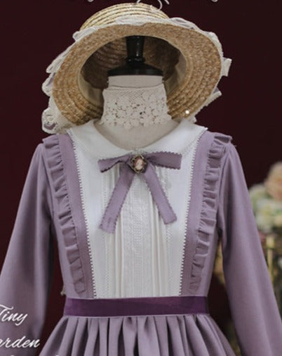 [Pre-order] British classical brushed dress