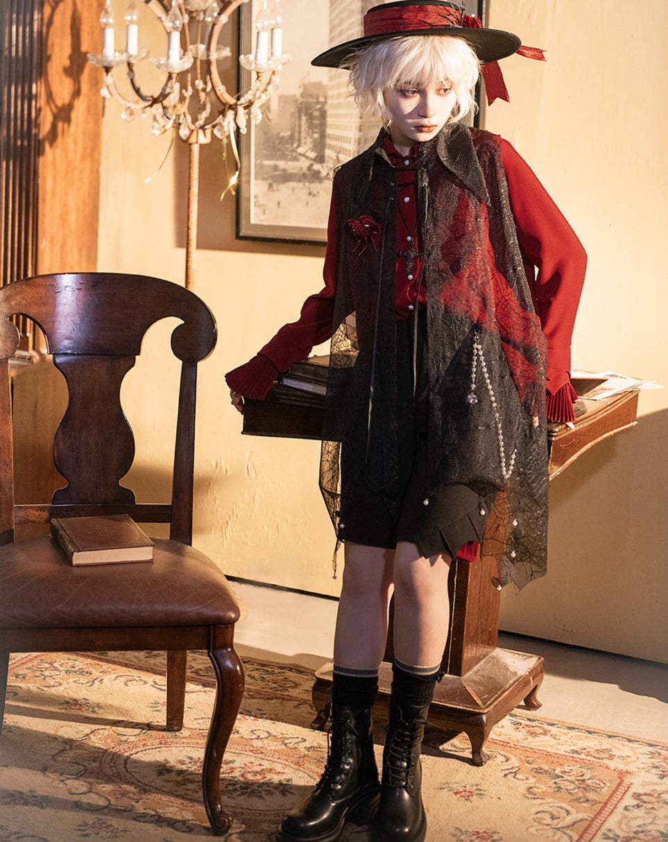 [Pre-order] Ukimitsu Mikage Prince Series Spider Sheer Long Gilet