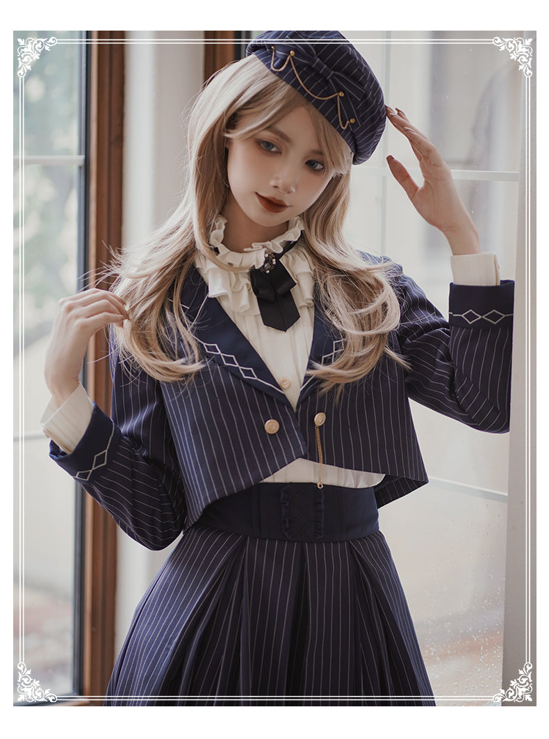 [Pre-order] Sakurajima Gakuin school uniform stripe setup