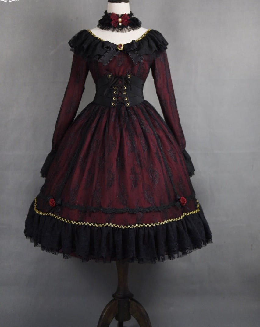 [Pre-order] Dark Elegant Gothic Lolita Dress at Dusk
