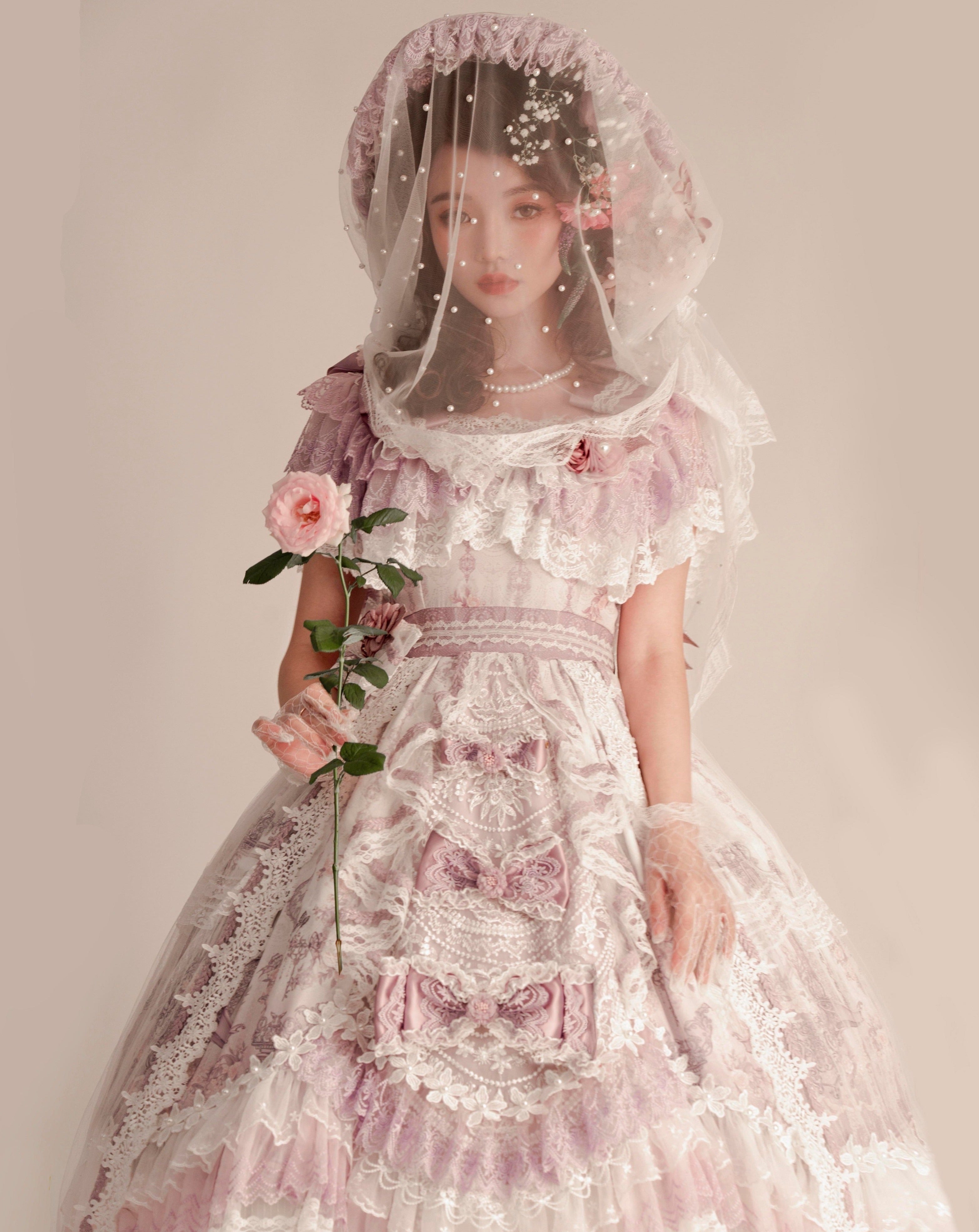 Secret Key Rococo Flower Princess Dress Full Set