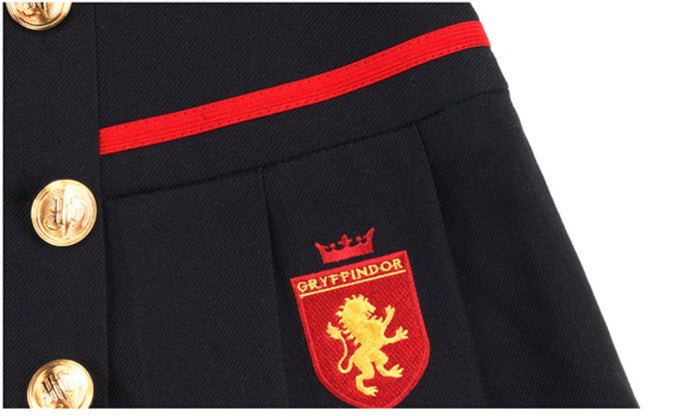 [Pre-order] Hogwarts School of Witchcraft and Wizardry Double Button Pleated Mini Skirt
