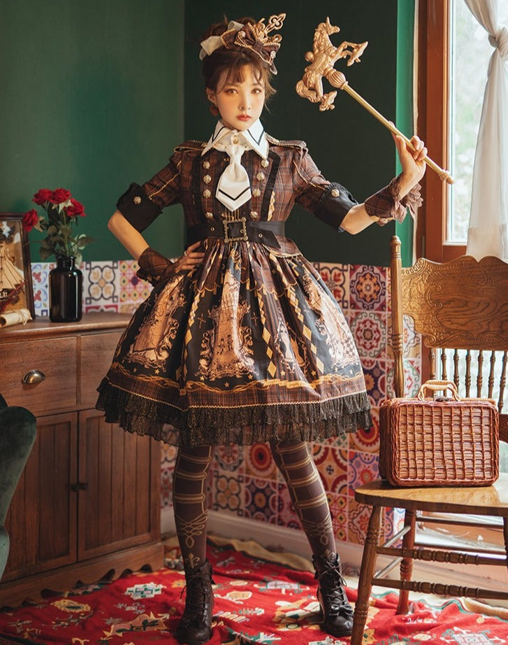 Nutcracker dress with idol-style tie